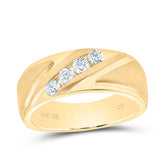 1/3CTW-DIA CN MENS MACHINE-SET BAND